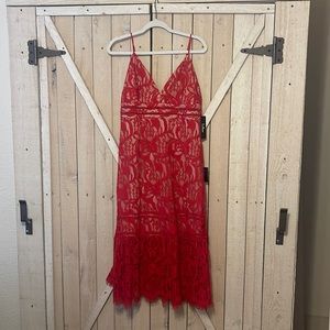 Red Lace Dress